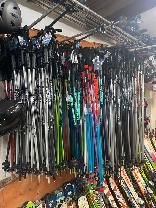 NOWE Kije narciarskie 80-135CM WOOSH LEKI sklep KATOWICE  ul.POKOJU 17