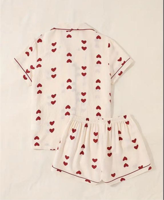 Пижама с сердечками