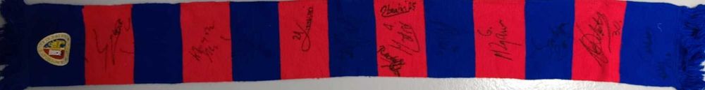 Unikalny szalik Piast Gliwice (2011/12) z autografami drużyny