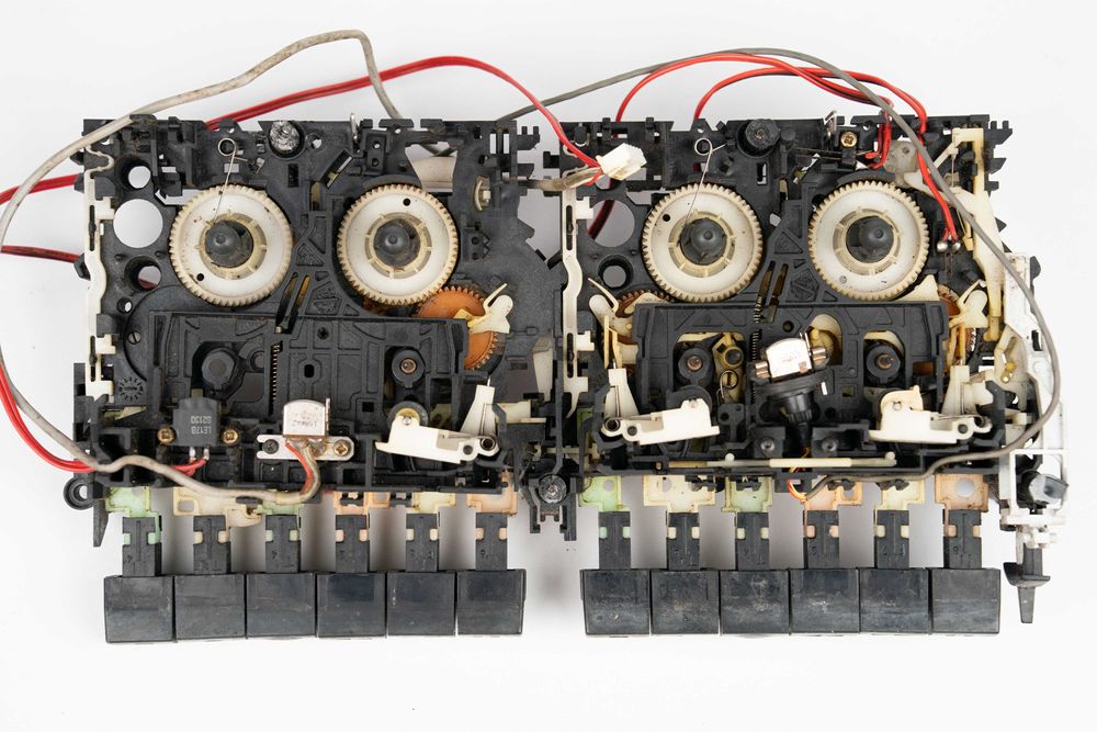 Стрічкопротяжний механізм ЛПМ від касетної магнітоли Philips AW 7324