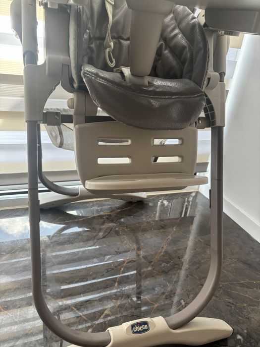 Cadeira da papa com espreguicadeira chicco