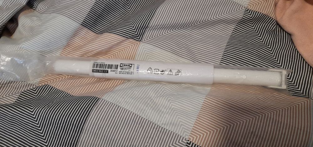 Varão, branco ELVARLI IKEA 40 cm