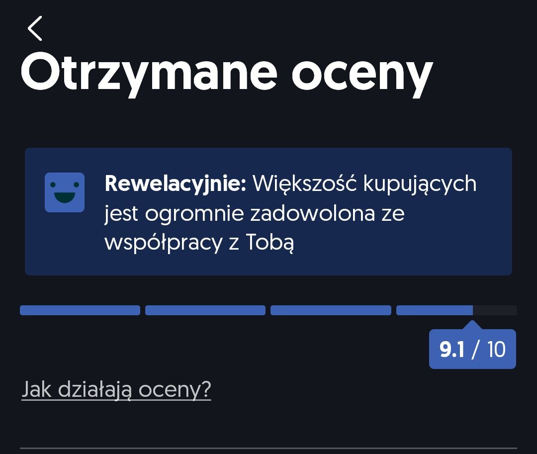 Półki listwy z demontażu