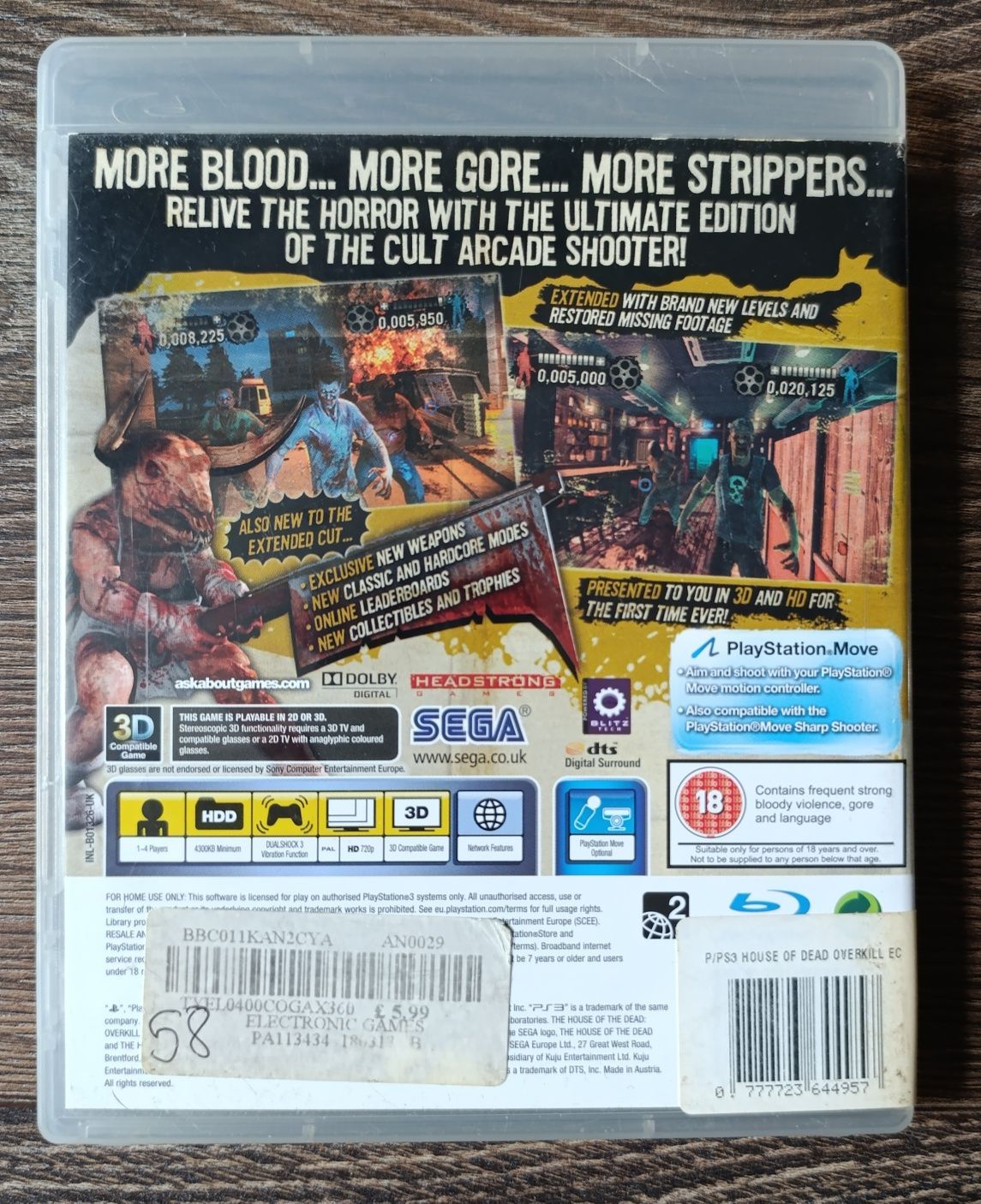 The House of the Dead: Overkill - Extended Cut PS3