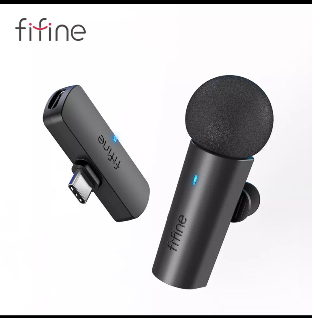 Петличный микрофон Fifine m6 type-c для смартфона