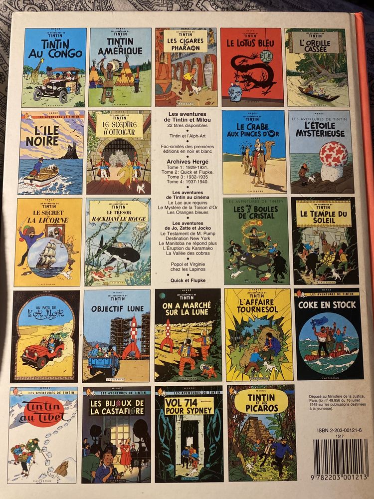Livro Tintin Vol 714 pour Sydney