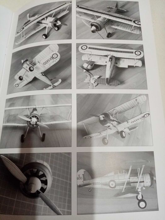 Сборная модель из бумаги, самолет Gloster Gladiator