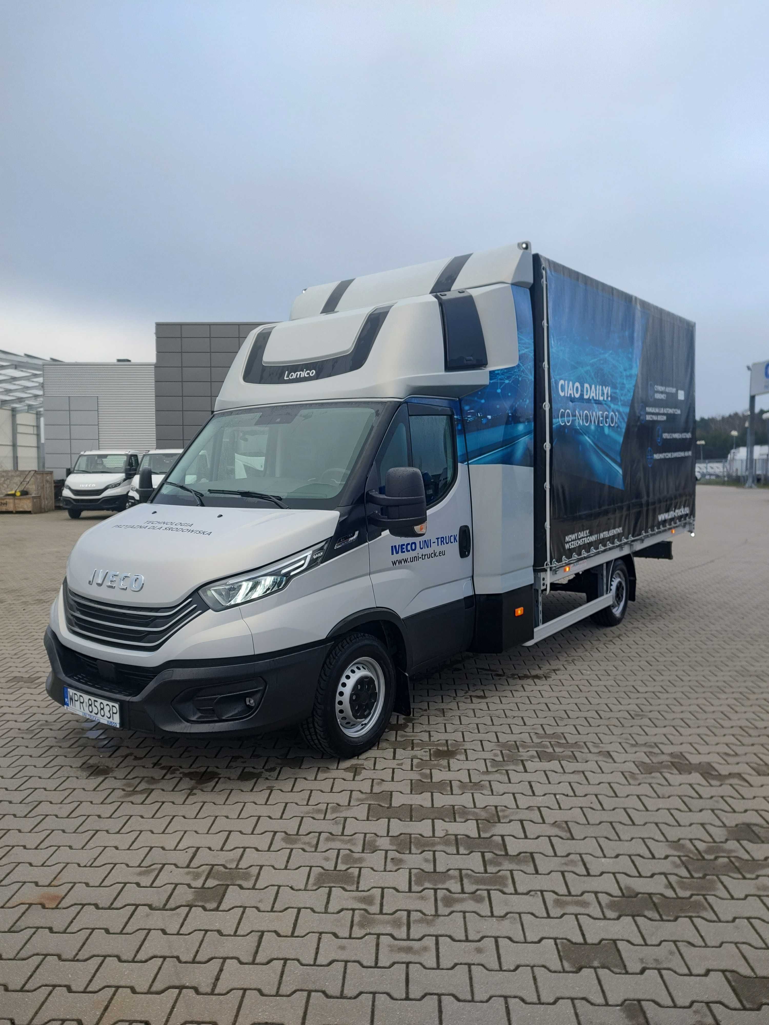 Wynajem Iveco Daily 8EP#sypialnia SPOJTRAK #Automat #plandeka