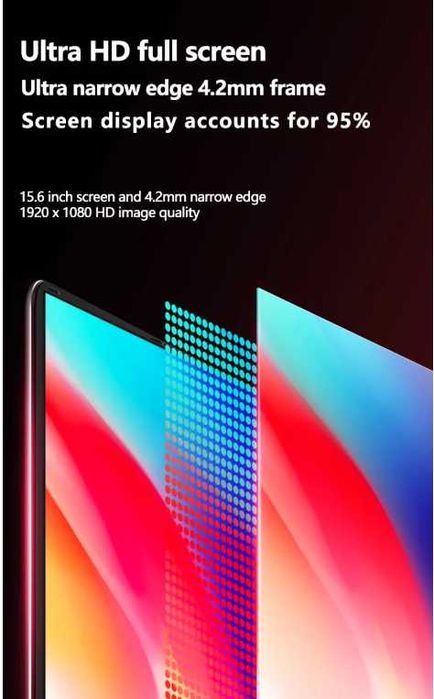 Portátil com Windows 10 Pro, Portátil Gamer Portátil de 15,6"