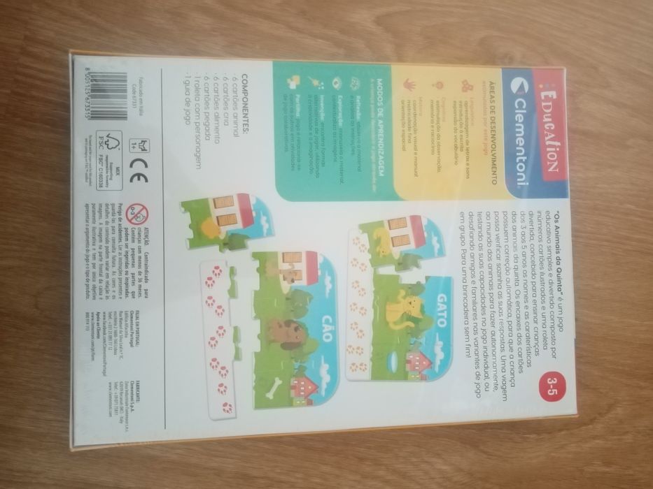 Jogo educativo os animais da quinta