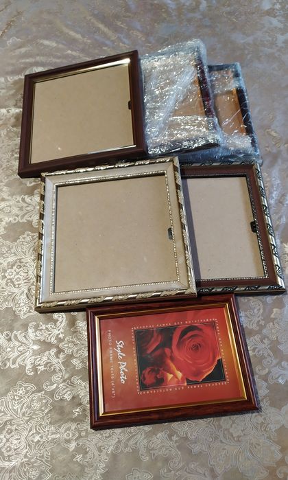 Рамочки для фото или картин со стеклом. Деревянные.