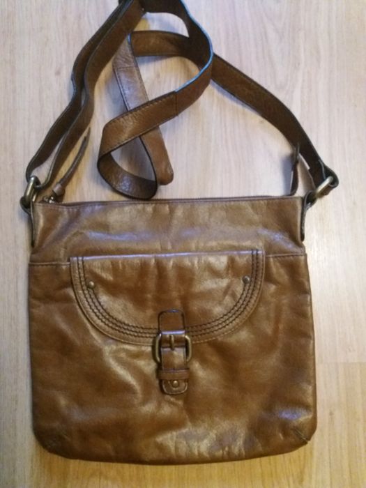 Мужская кожаная сумка M & S.