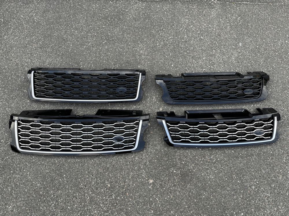 Решетка радиатора L494 Range Rover Sport Стиль 2018+ Рестайлинг Black