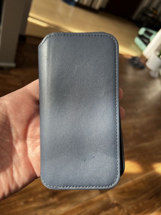 Apple leather folio midnight blue iphone x
