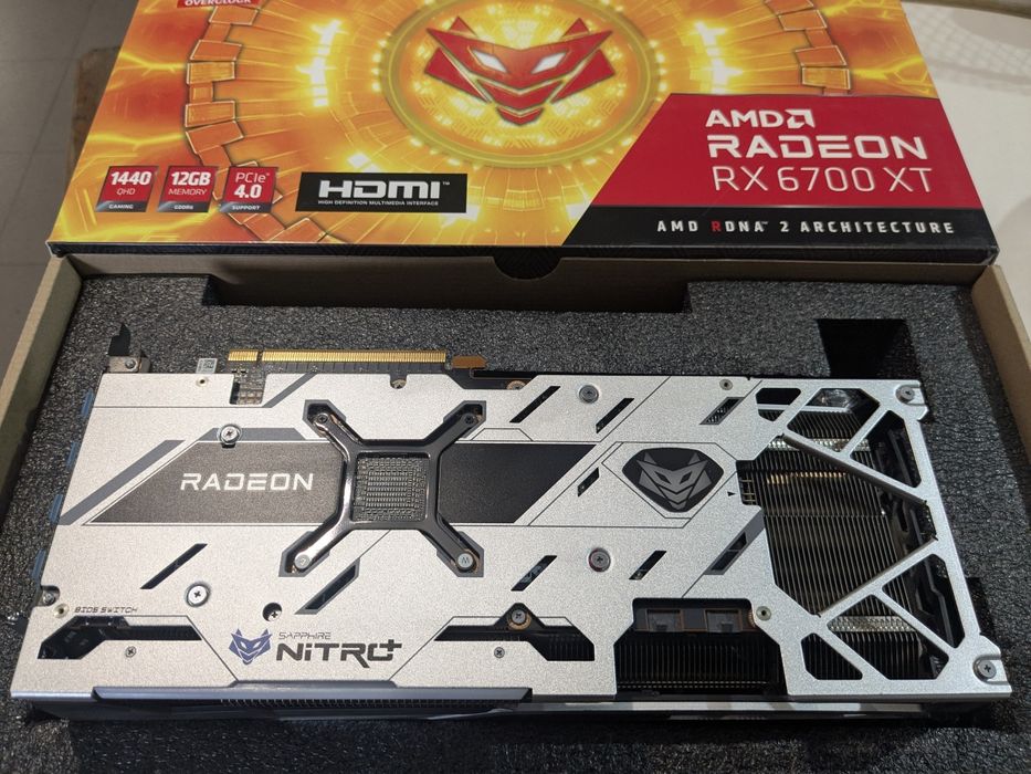 Видеокарта AMd Radeon RX 6700 ХТ Sapphire Nitro+ 12 gb