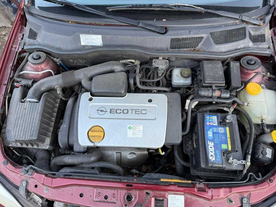 Na części sonda lambda rura kolektory przepustnica opel astra G