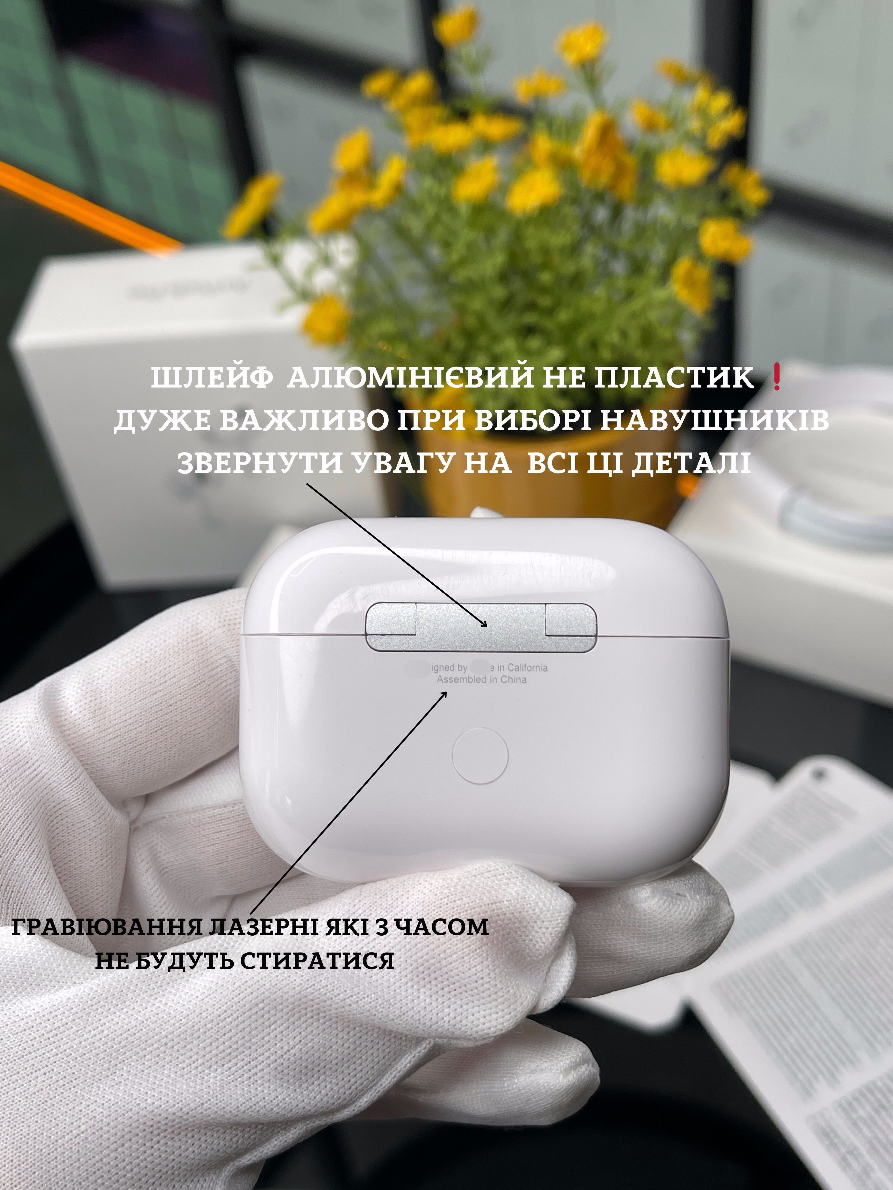 Навушники  AirPods Pro 2 +Шумопоглинання Проникність 45dB Premiym 1:1