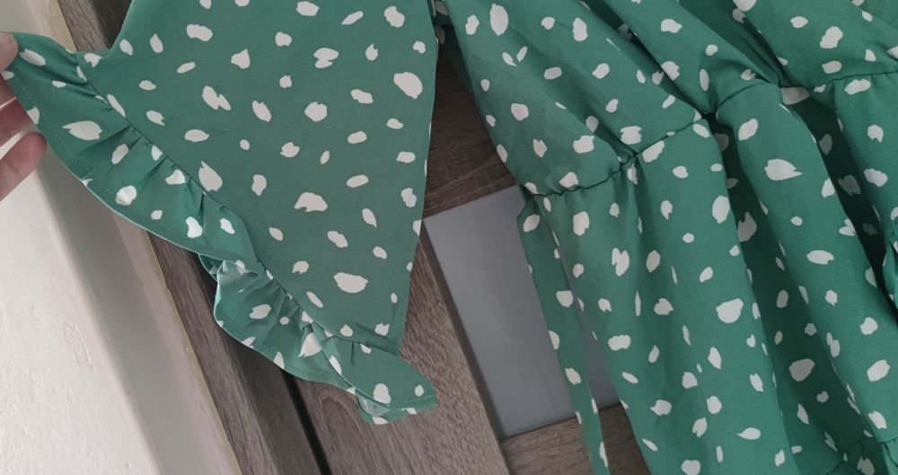 Bluzka jak sukienka z falbankami r. XL
