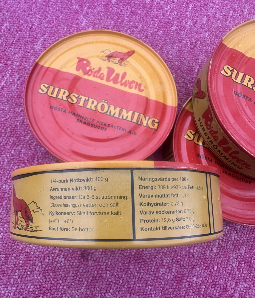 Делікатес Сюрстрёмминг Surstromming Roda Ulven  400g риба