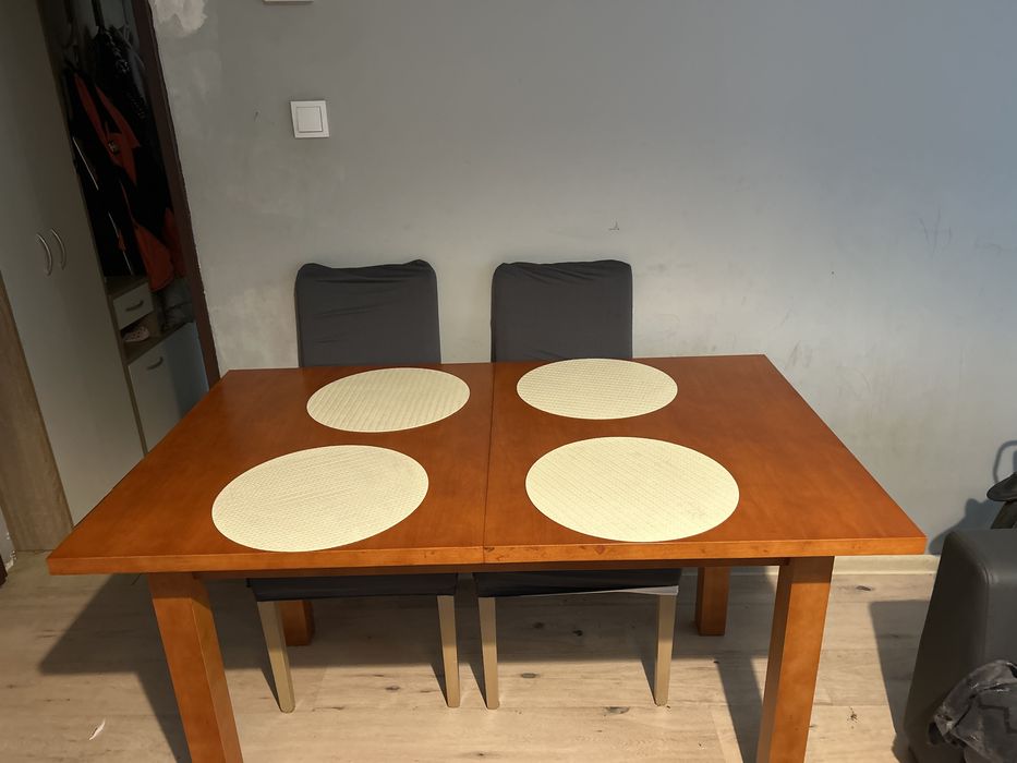 Stół rozkladany lite drewno