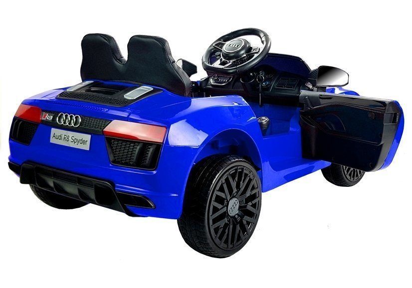 auto na akumulator audi r8 spyder niebieskie
