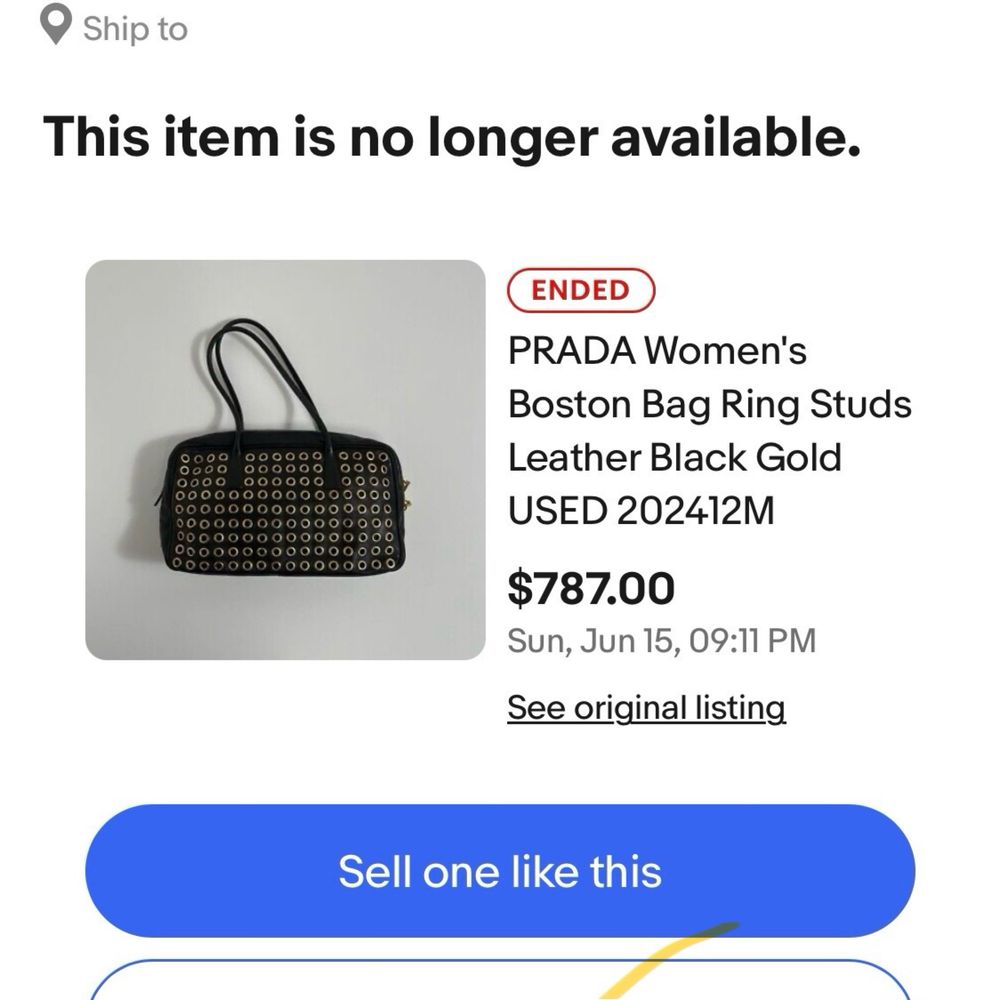 Шкіряна сумка з кільцями схожа на Prada