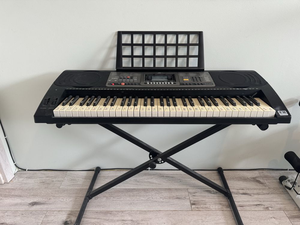 Keyboard Organy Pianino MK-816 MIDI 61klaw STATYW