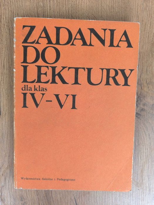 Zadania do lektur dla klas IV-VI retro 1985