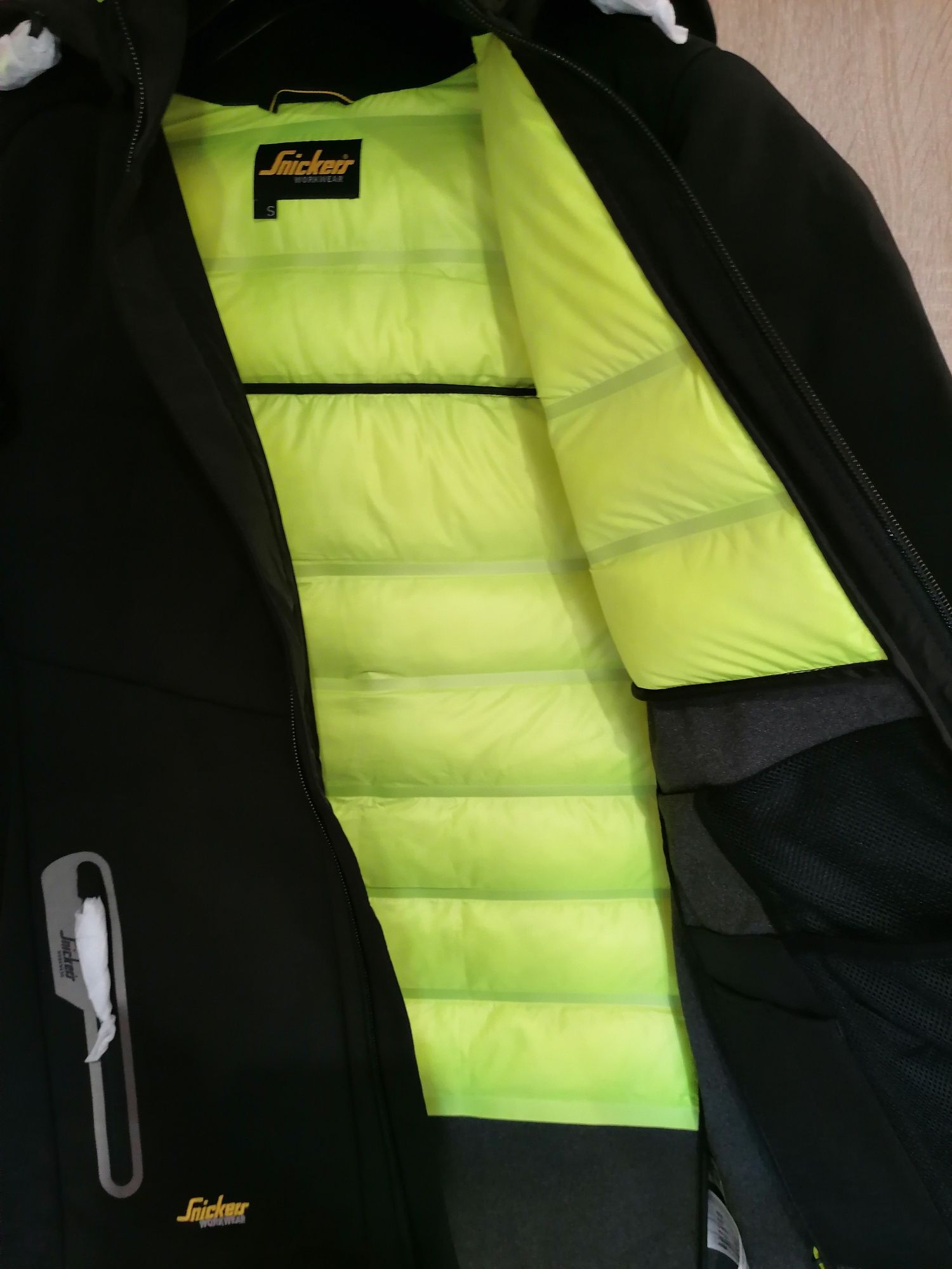 Nowa kurtka pikowana wiatroszczelna snickers workwear 1950 roz S