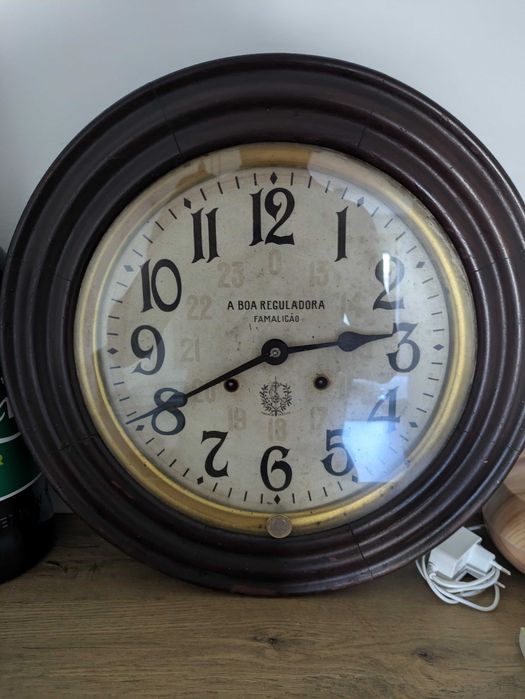 Relógio parede "boa reguladora"