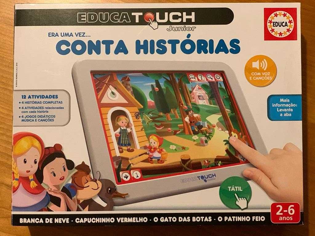 Brinquedo Educa Touch Júnior conta histórias