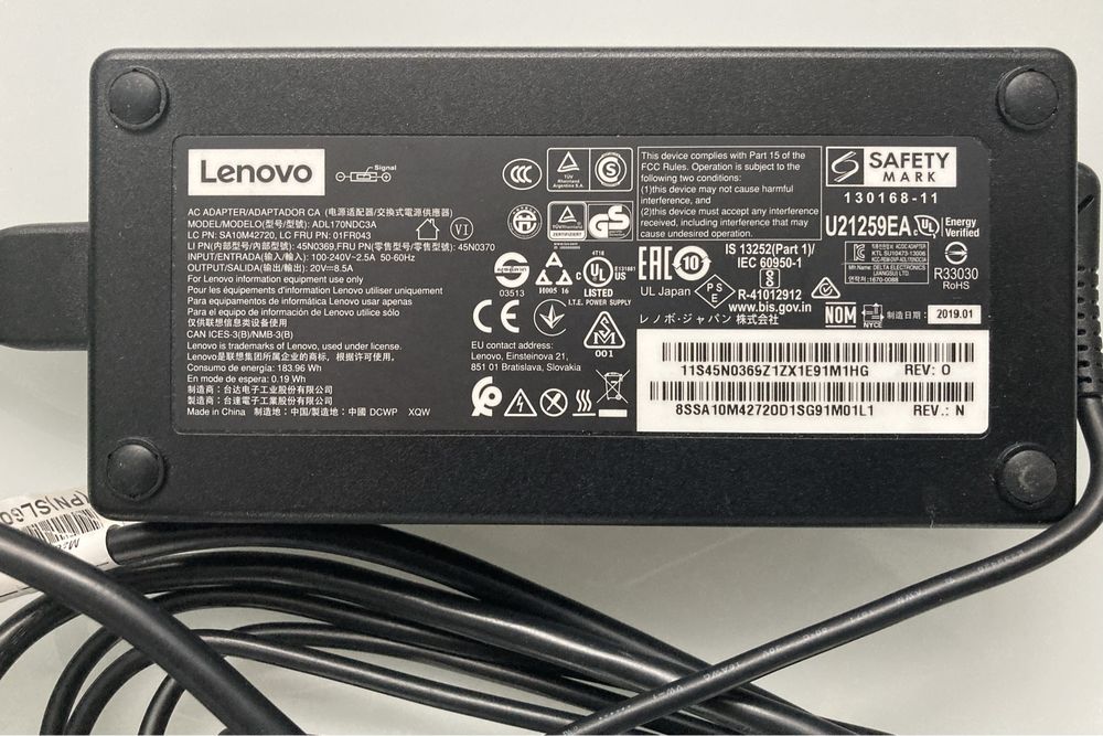 Stacja dokująca Lenovo ThinkPad Thunderbolt 3 40AN + zasilacz 170W