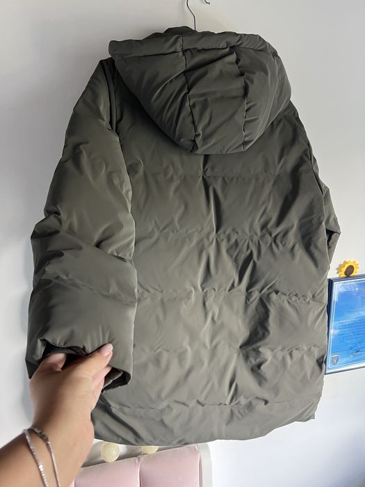 Зимовий пуховик, плащ, пальто, куртка, Zara, xl