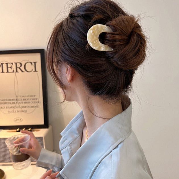 Заколка шпилька для волосся 4 шт набір, U-подібна