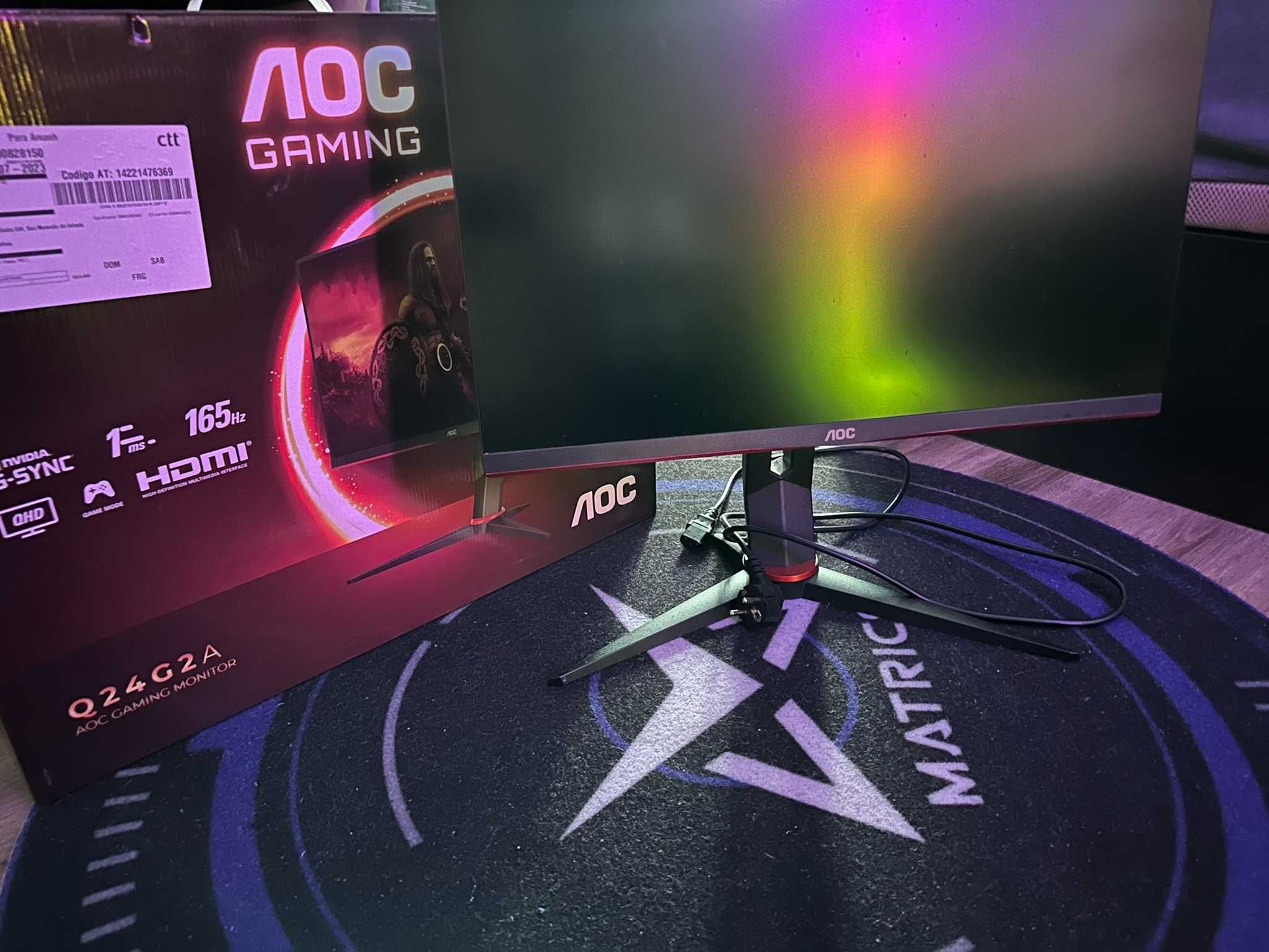 Monitor Gaming AOC Q24G2A (1440p) (165hz)