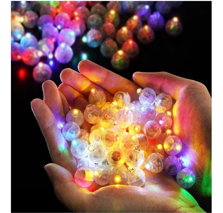 100 mini lampek LED - nowe