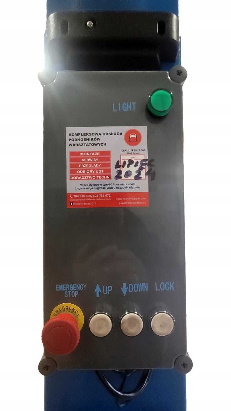 Podnośnik dwukolumnowy Bestlift 240 4T GE B 3.8m łączony górą automat
