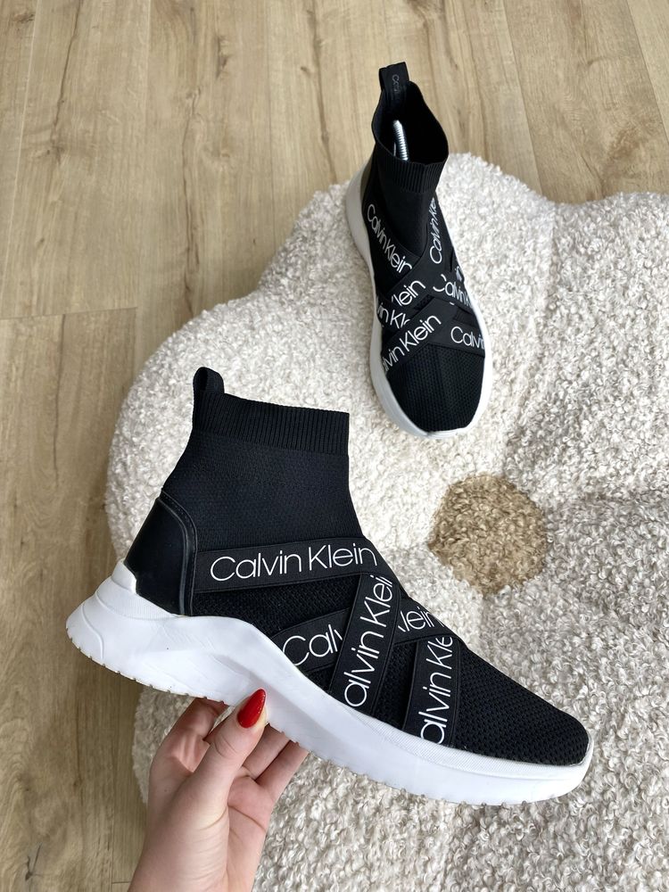 Calvin Klein sneakersy umney za kostkę  logowane oryginalne r. 41