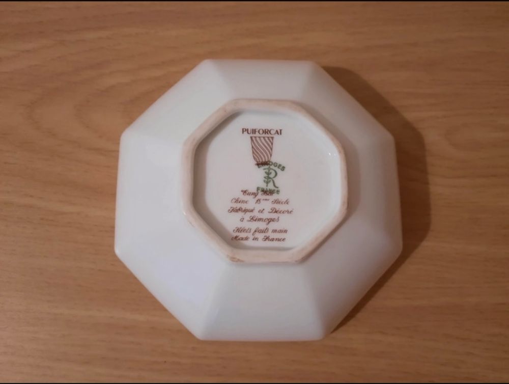 Taça em porcelana Limoges