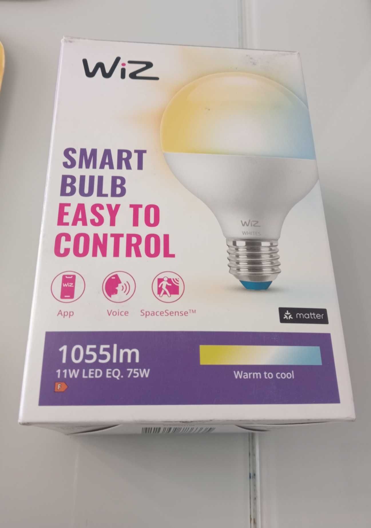 Żarówka LED E27 G95 11W = 75W SMART WiFi WiZ