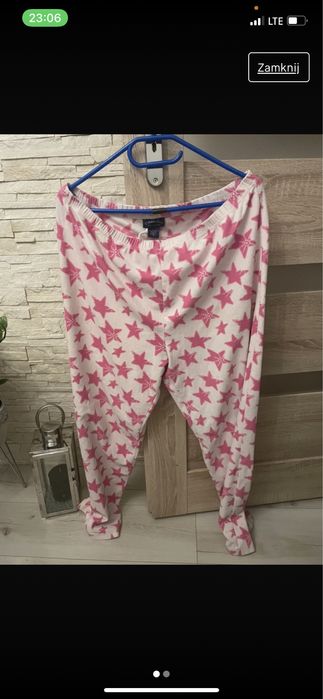 Spodnie pizamowe z polarku 10zl.Xxl/xxxl