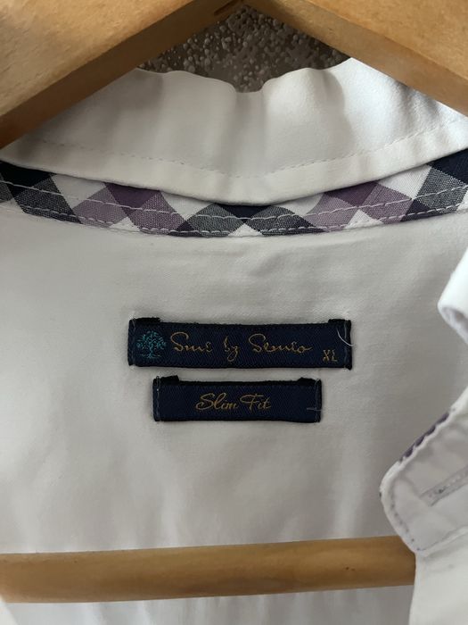 Рубашка короткий рукав, белого цвета, размер L, состояние отличное.