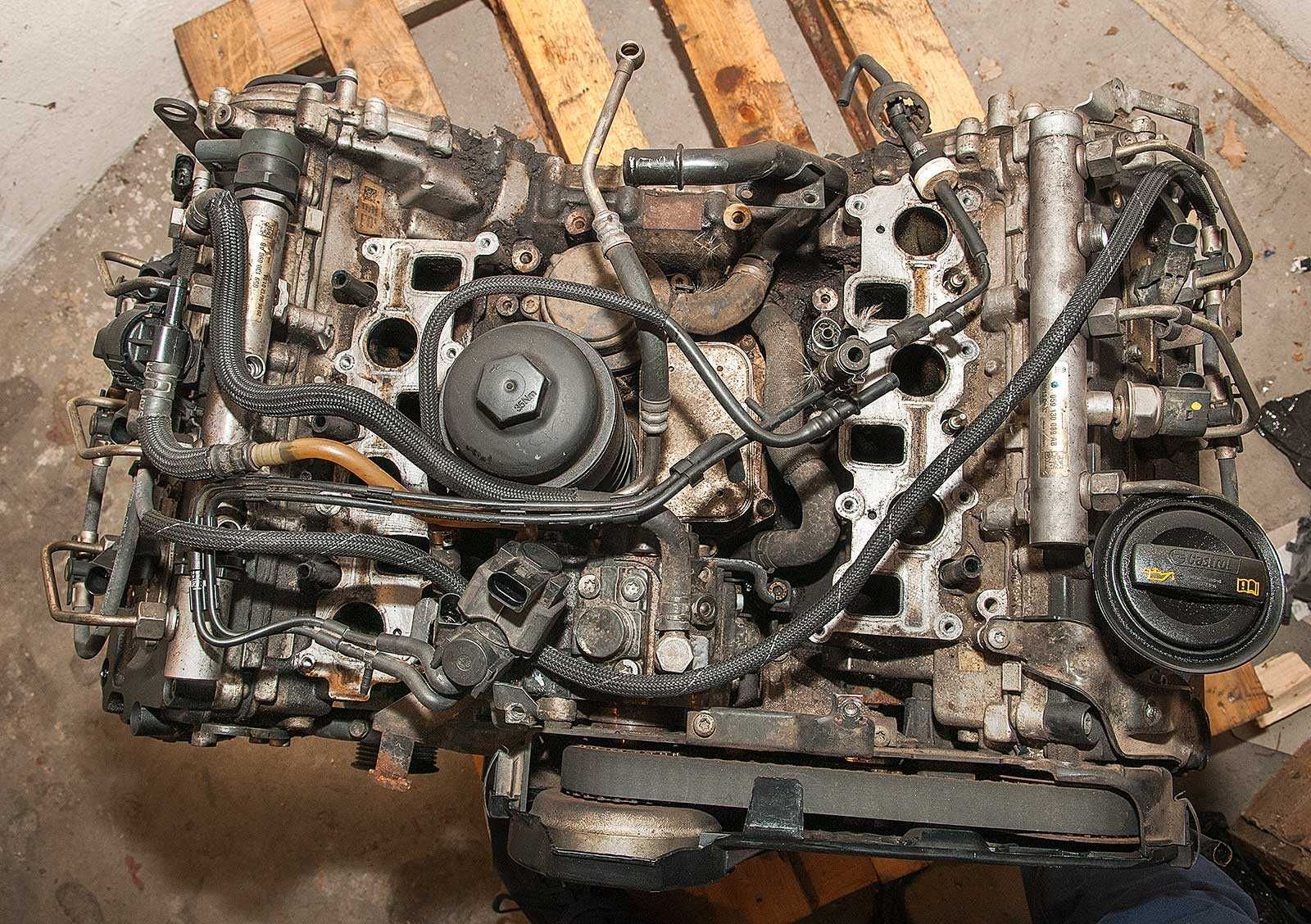 Silnik Audi A6C6 3.0 tdi, o kodzie ASB - uszkodzony