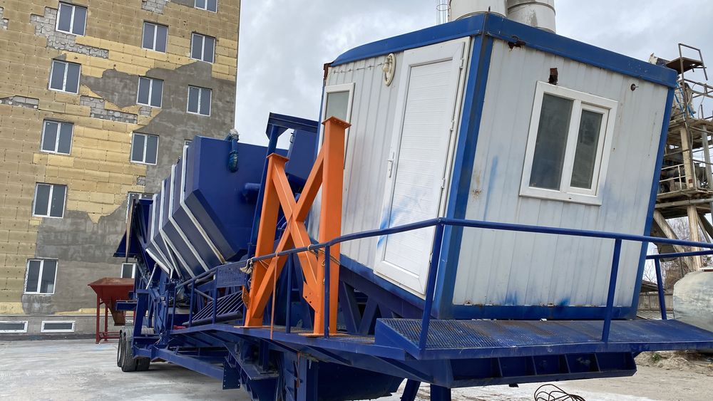 Мобильный бетонный завод 60 м3 (Сделано в Турции)