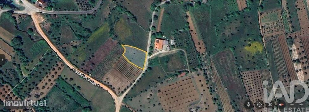 Terreno Agrícola em Alvorge de 1250,00 m2