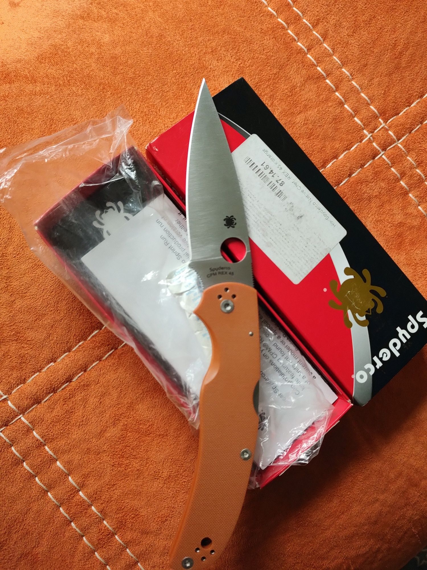 Spyderco Native Chief REX 45 Orange