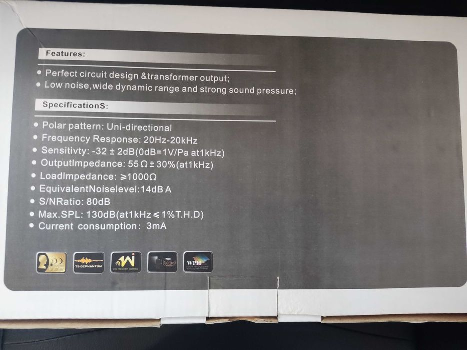 Microfone de estúdio BM-700 (NOVO)