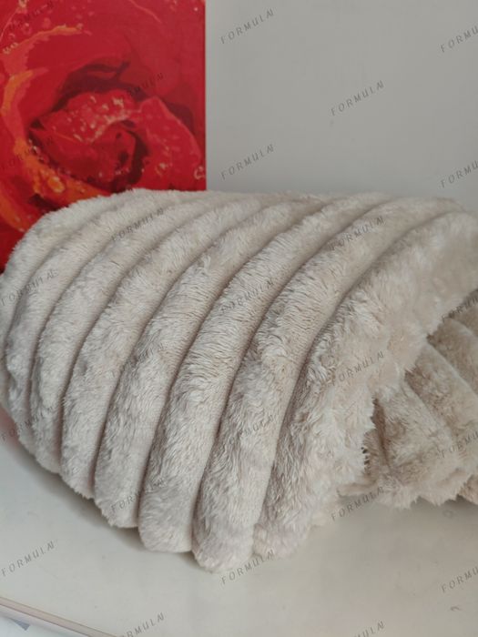 Шарпей "імператорський" плед в полоску плотний в подарунковій упаковці