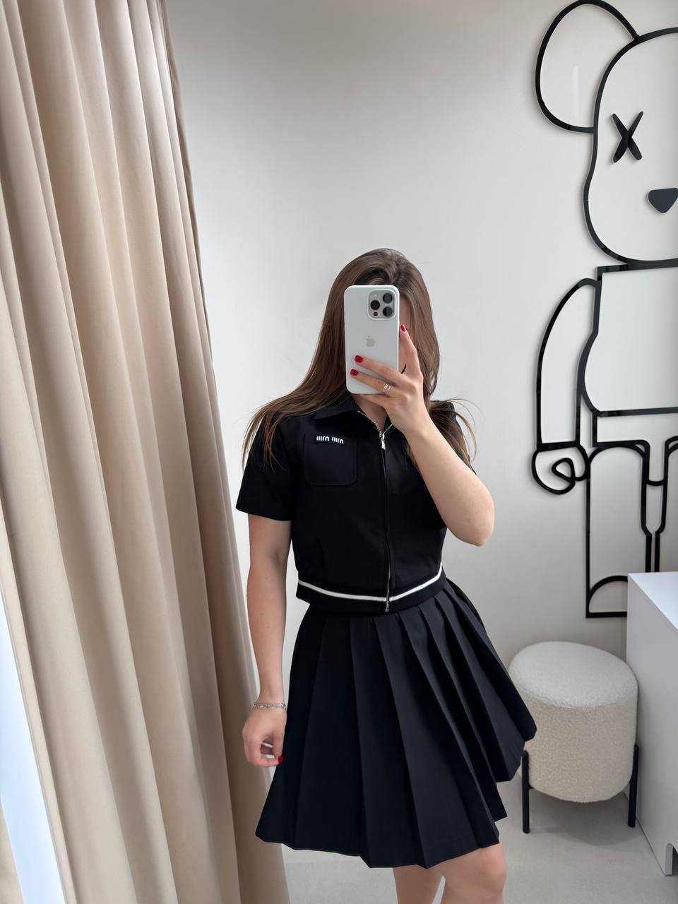 Костюм Miu Miu / Літній жіночий костюм Міу Міу Чорний S/M