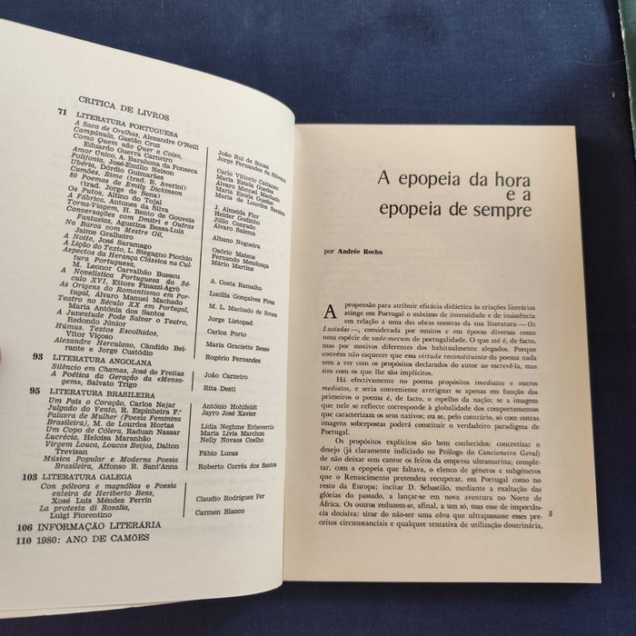 Revista Colóquio Letras 58 - Novembro 1980